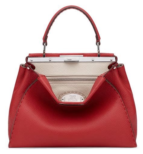 tas fendi peekaboo original|fendi peekaboo bag dimensions.